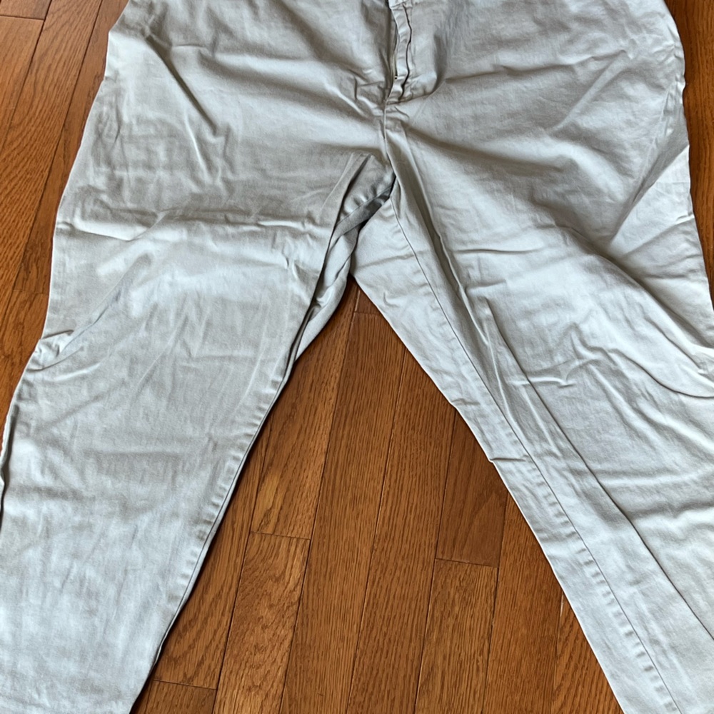 Khaki office pants